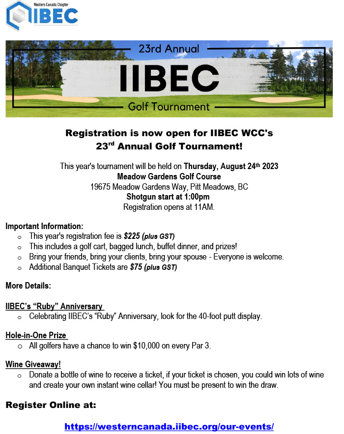 IIBEC 23rd Annual Golf Tournament